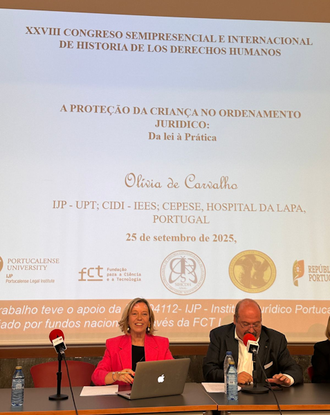 IJP marca presença no XXVIII Congreso Internacional de Historia de los Derechos Humanos da Universidade de Salamanca